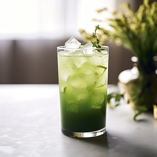 Matcha spritz